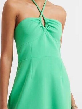 French Connection Green Mini Dress